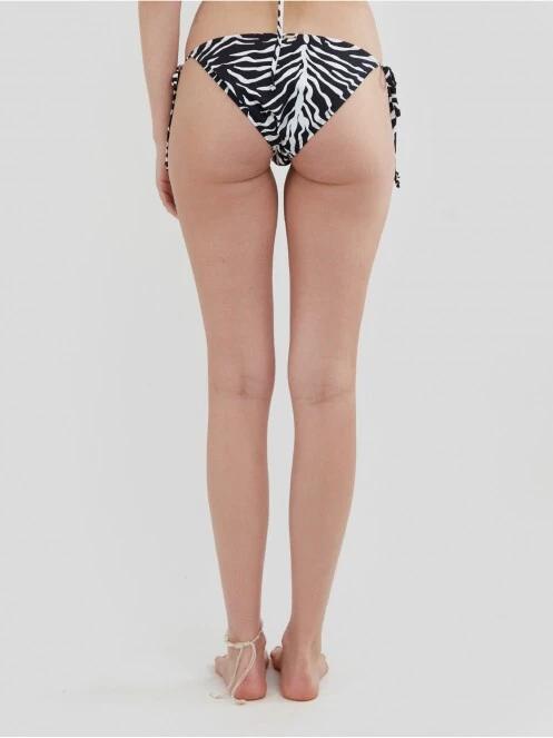 Fundango Innisfil Tie-side Bottoms női bikini alsó fekete színben 3