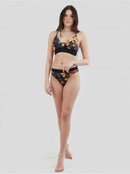 Fundango Sahara Mid Waist Full Bottoms női bikini alsó multikolor színben 4