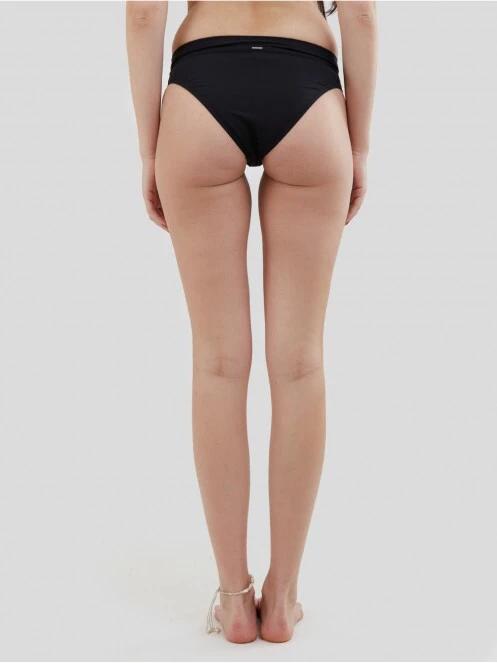 Fundango Sahara Mid Waist Full Bottoms női bikini alsó fekete színben 3