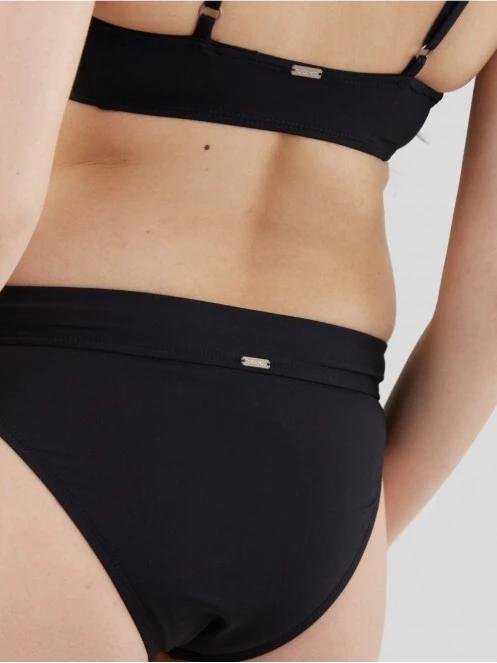 Fundango Sahara Mid Waist Full Bottoms női bikini alsó fekete színben 5