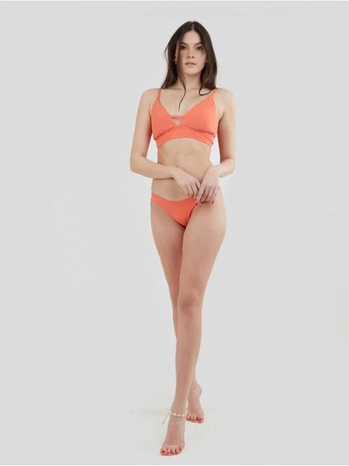 Fundango Madison High Cut Bottoms női bikini alsó narancssárga színben 4
