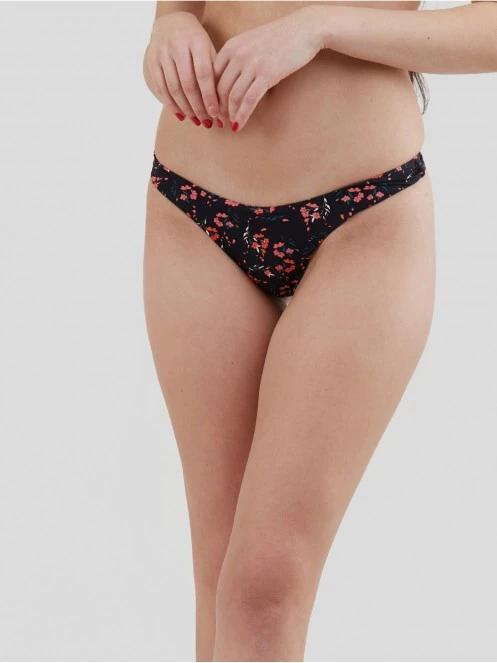 Fundango Madison High Cut Bottoms női bikini alsó fekete színben 2