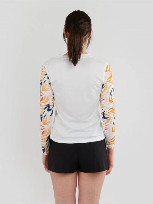 Fundango Loren Long Sleeve Rashguard női hosszú ujjú lycra fehér színben 3