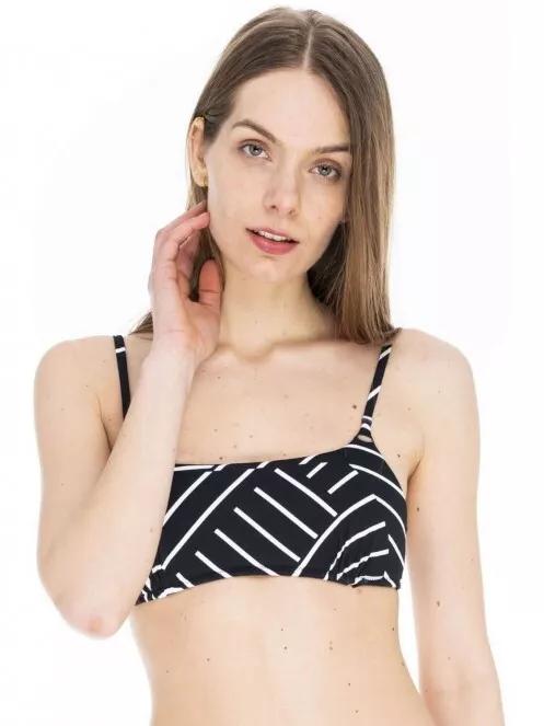 Fundango Barrie top női bikini felső fekete színben 2