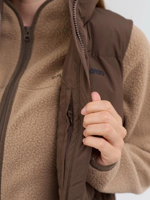 Fundango Keira Padded Vest női mellény barna színben 7
