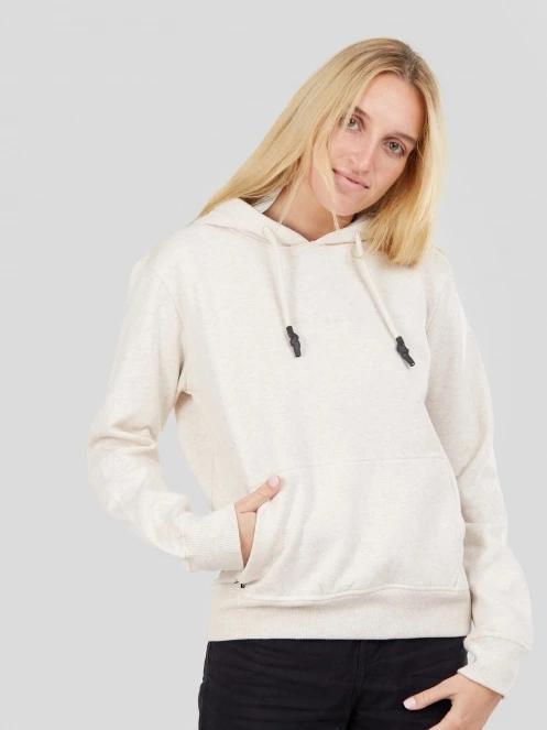 Fundango Mirage Hooded Sweatshirt női pulóver homok színben 2