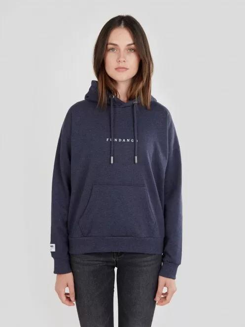 Fundango Haley Hooded Sweatshirt női kapucnis pulóver kék színben 2