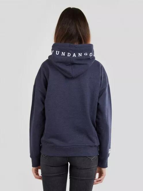 Fundango Haley Hooded Sweatshirt női kapucnis pulóver kék színben 3