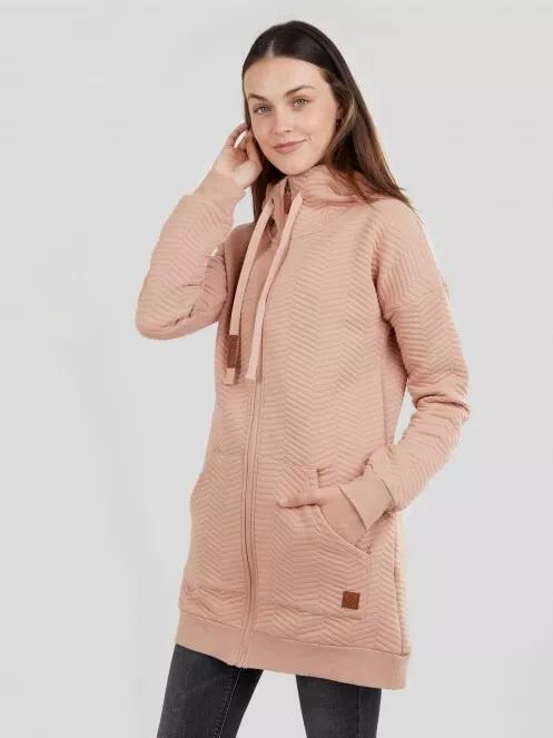 Fundango Blanka Pullover női kapucnis pulóver rózsaszín színben 2