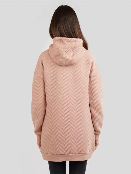 Fundango Blanka Pullover női kapucnis pulóver rózsaszín színben 3