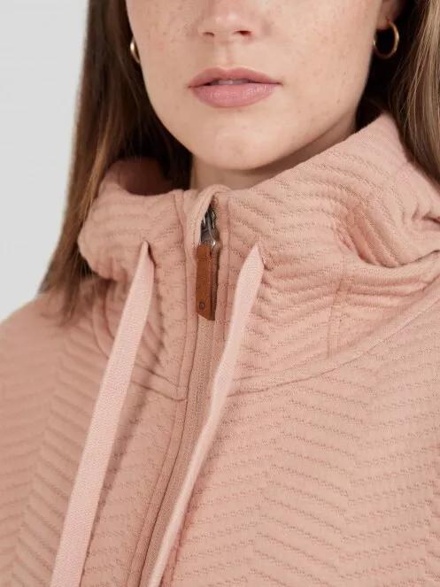 Fundango Blanka Pullover női kapucnis pulóver rózsaszín színben 5