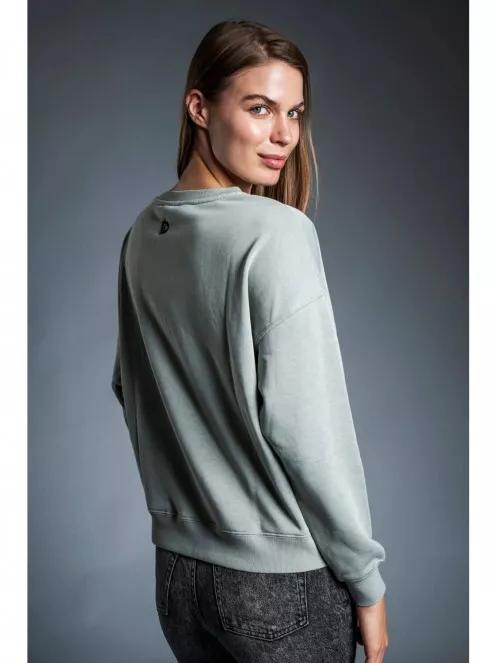 Fundango LYNN Pullover női pulóver oliva színben 4