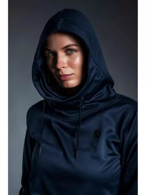 Fundango WILDCAT Sweatshirt női kapucnis pulóver sötétkék színben 3