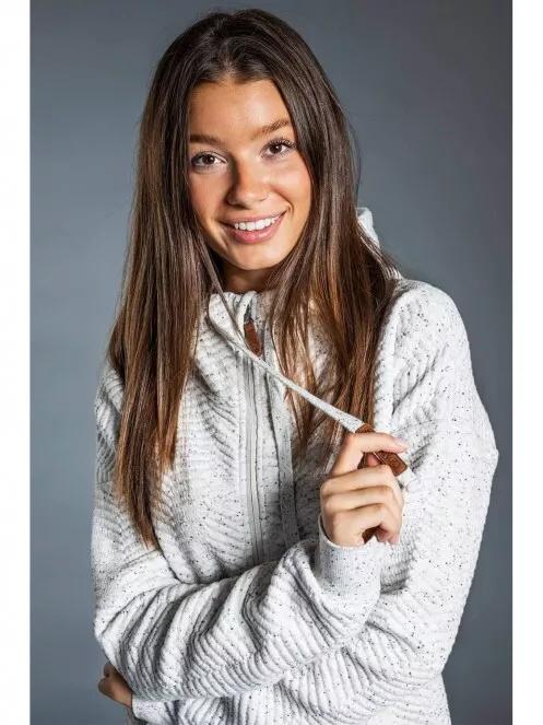 Fundango BLANKA Sweatshirt női kapucnis pulóver fehér színben 3
