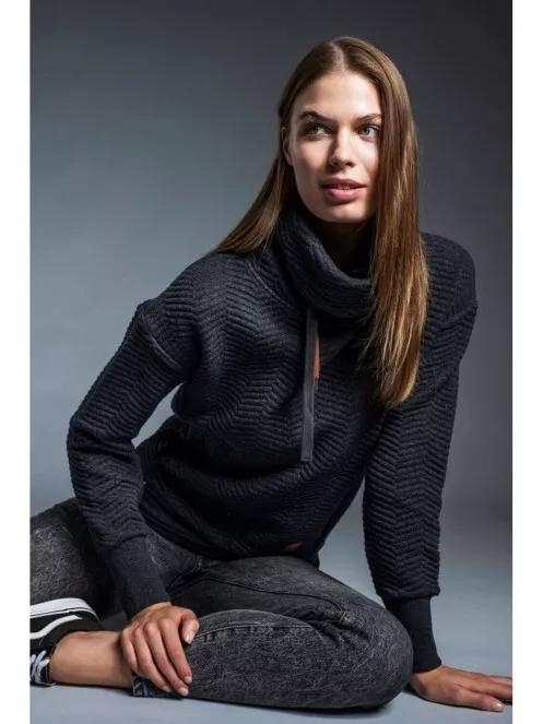Fundango ALIZ Pullover női pulóver fekete színben 2