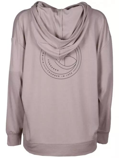Fundango RICHMOND Hooded Pullover női kapucnis pulóver homok színben 6