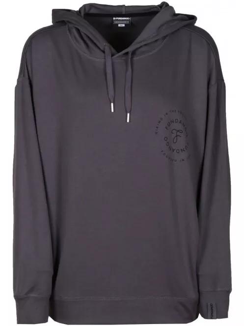 Fundango RICHMOND Hooded Pullover női kapucnis pulóver szürke színben 5