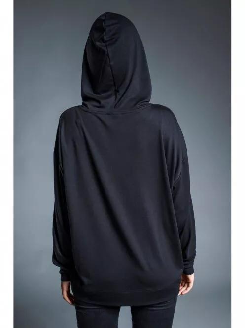 Fundango RICHMOND Hooded Pullover női kapucnis pulóver fekete színben 5