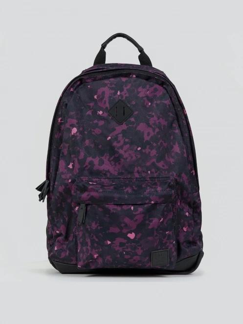 Fundango Plain Backpack női hátizsák lila színben 2