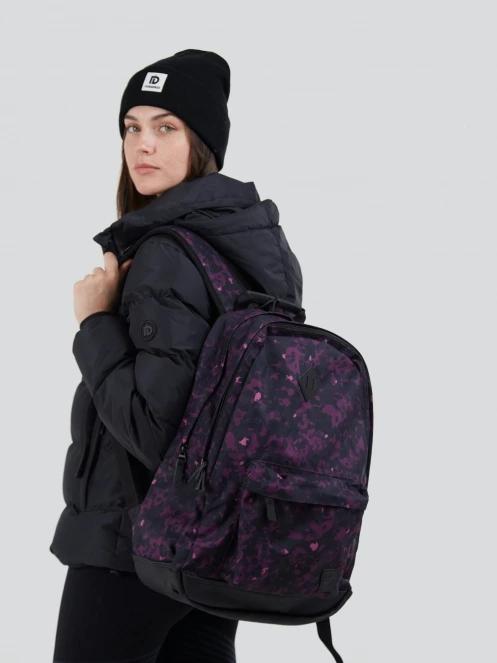 Fundango Plain Backpack női hátizsák lila színben 5