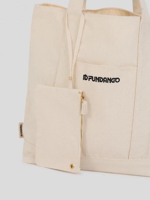 Fundango Margot Tote Bag női shopper táska homok színben 4