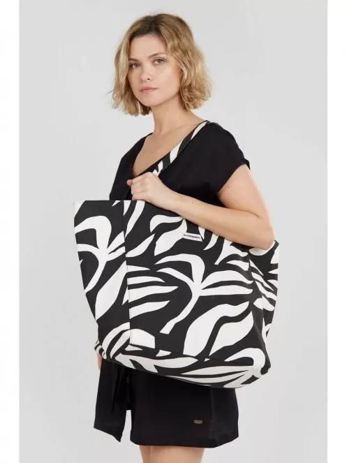 Fundango Almaraz Beach Bag női strandtáska fekete színben 2