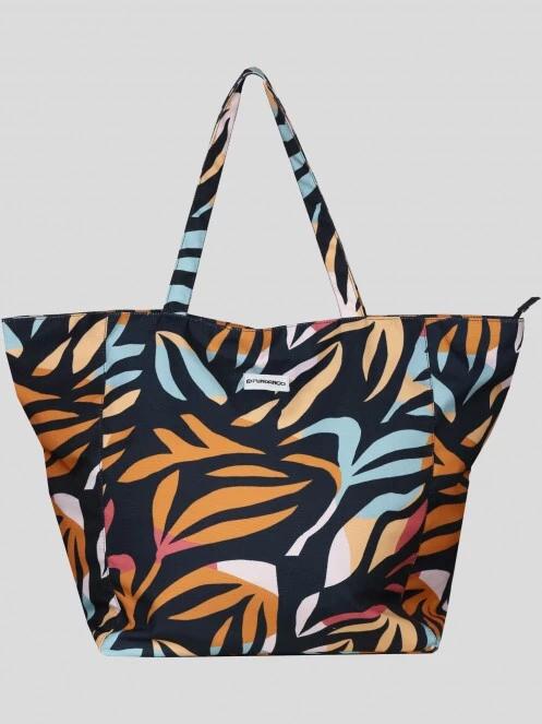 Fundango Almaraz Beach Bag női strandtáska narancssárga színben 2
