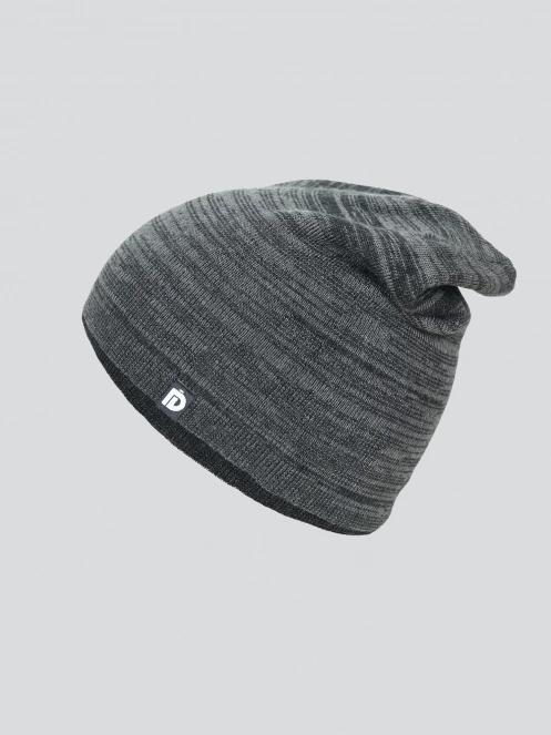 Fundango Asher Beanie férfi kötött sapka szürke színben 2