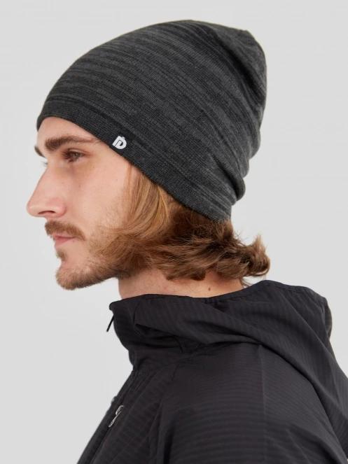 Fundango Asher Beanie férfi kötött sapka szürke színben 3