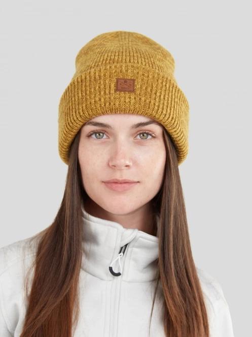Fundango Owen Beanie kötött sapka barna színben 4