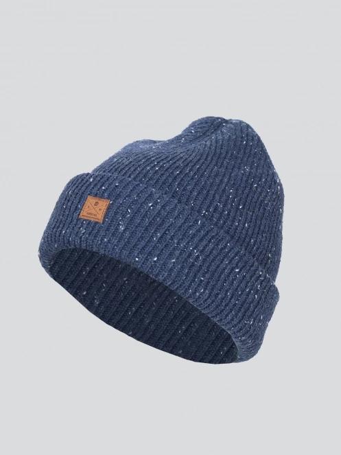 Fundango Owen Beanie kötött sapka kék színben 2