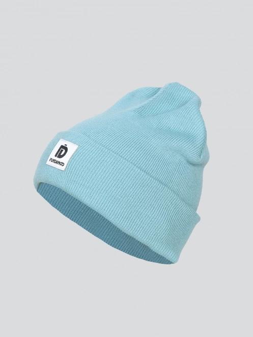 Fundango Kingdom Beanie kötött sapka kék színben 2