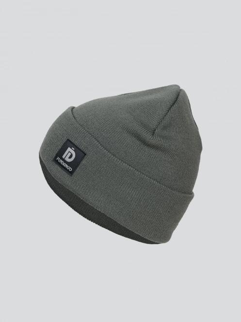 Fundango Nahu Beanie kötött sapka szürke színben 2