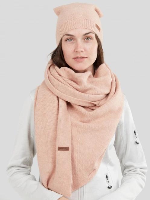 Fundango Nara Beanie női kötött sapka rózsaszín színben 3