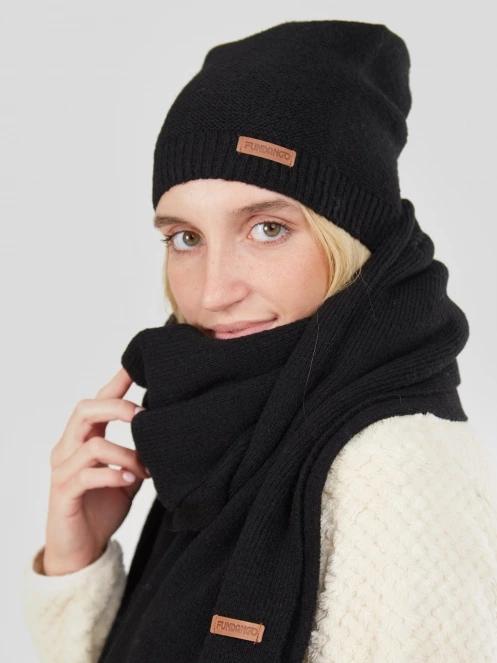 Fundango Nara Beanie női kötött sapka fekete színben 3