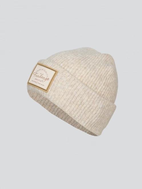 Fundango Grace Beanie női kötött sapka homok színben 2