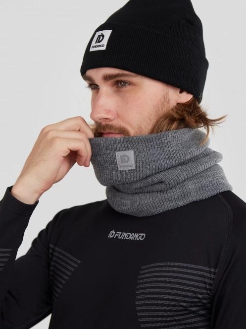 Fundango Elion Neckwarmer csősál szürke színben 4