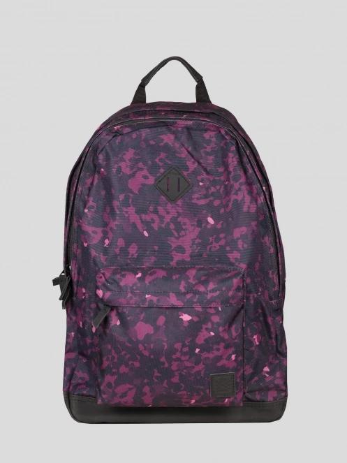 Fundango Plain Backpack női városi hátizsák lila színben 2