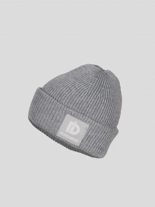 Fundango Elion Beanie kötött sapka szürke színben 2