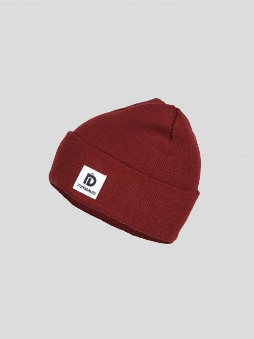 Fundango Nahu Beanie kötött sapka barna színben 2