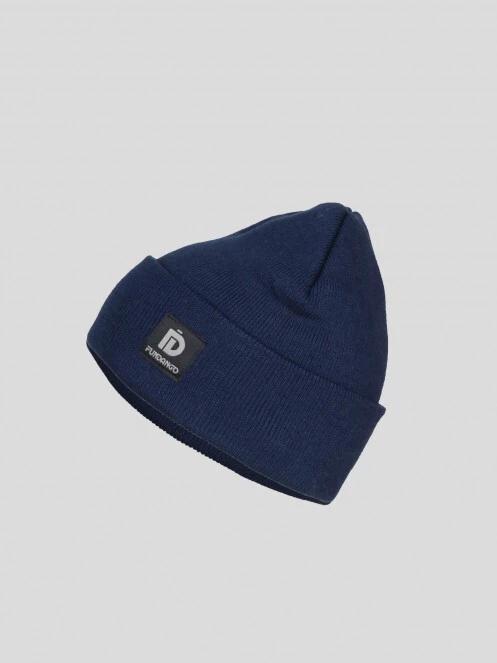 Fundango Nahu Beanie kötött sapka kék színben 2