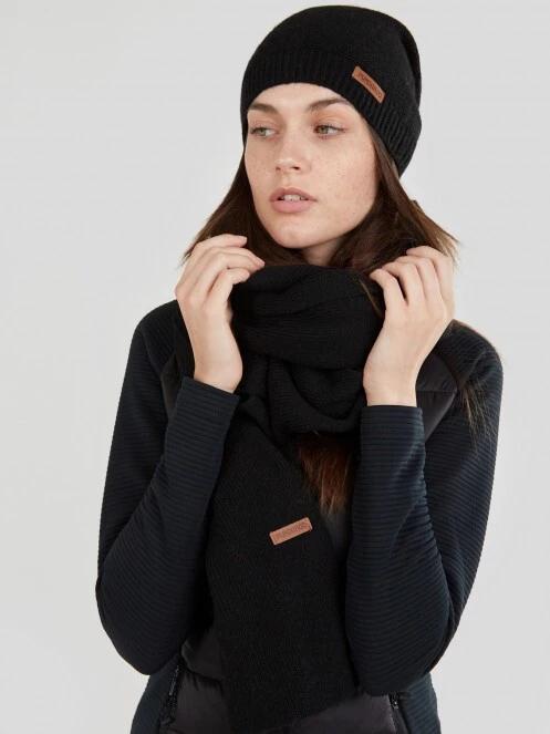 Fundango NARA Beanie női kötött sapka fekete színben 3