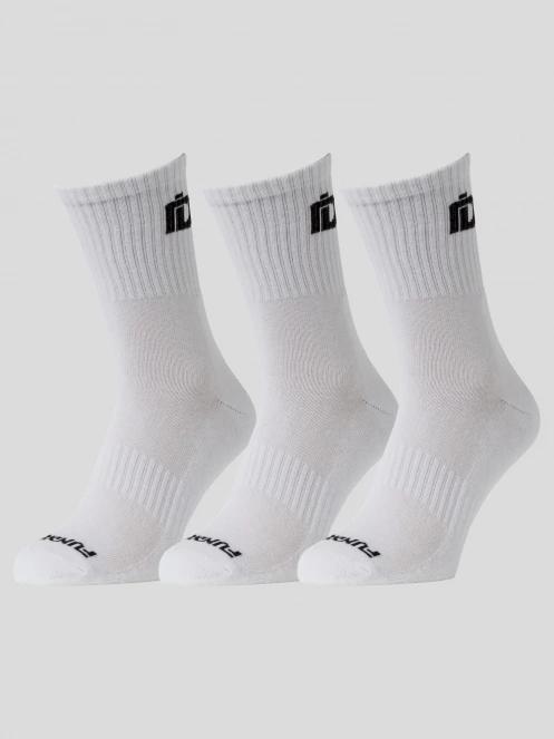 Fundango SPORT 3 PACK sportzokni fehér színben 2