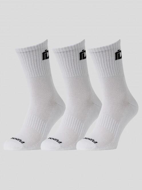 Fundango Sport 3-pack sportzokni fehér színben 2