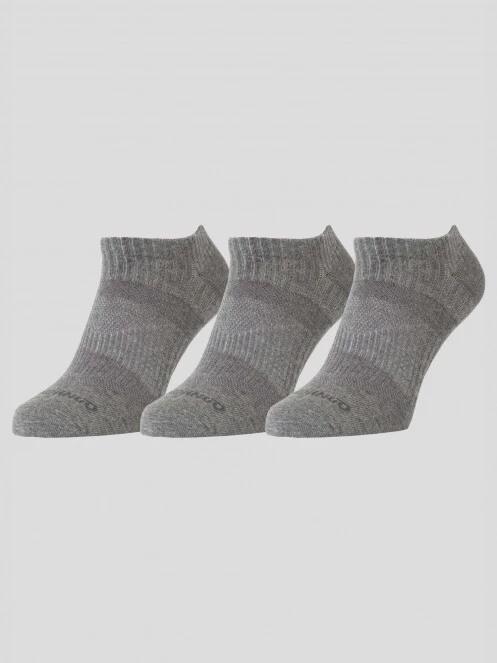Fundango Noshow sport 3-pack sportzokni szürke színben 2