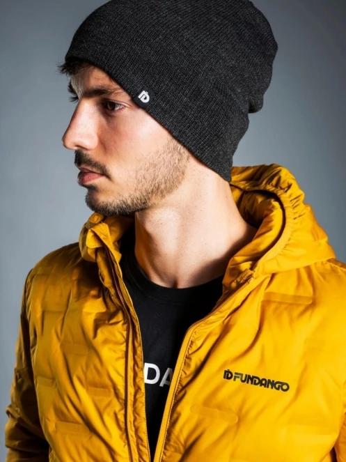 Fundango MANOR Beanie férfi sapka szürke színben 3
