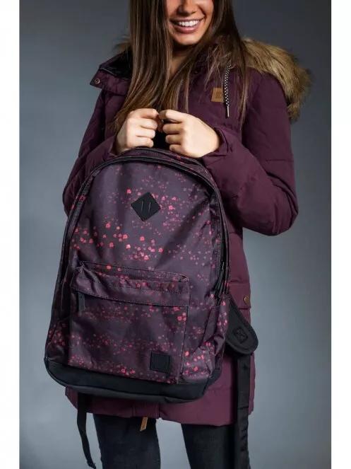 Fundango PLAIN Backpack női hátizsák fekete színben 5