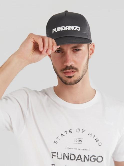 Fundango Nevis Snapback Trucker Hat férfi baseball sapka szürke színben 5