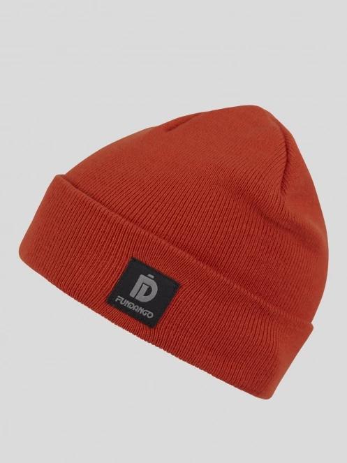 Fundango Nahu Beanie kötött sapka piros színben 2