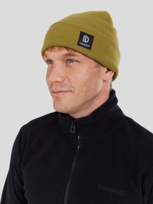 Fundango Nahu Beanie kötött sapka zöld színben 4